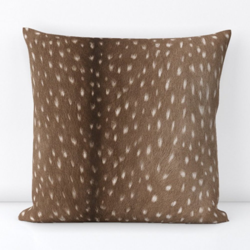 New Velvet Faux Deer Hide, Birthday Gift, Indoor Upholstery Grade, Cabin Lodge